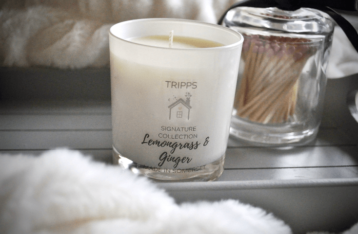 Lemongrass and Ginger Scented Candle